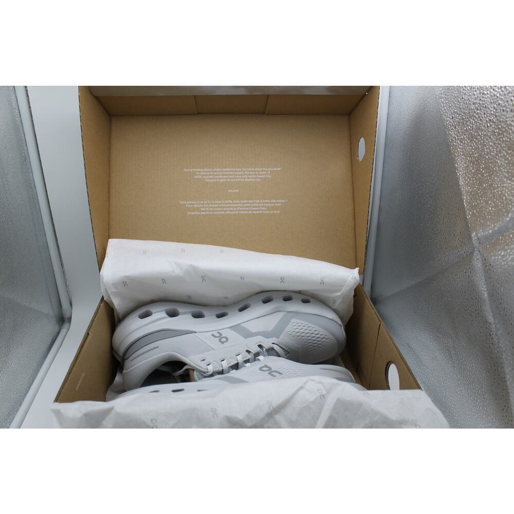 NWT Men's On Cloud Glacier / Alloy Grey Cloudrunner 3 Running Sneakers Size 9.5M - Picture 12 of 14